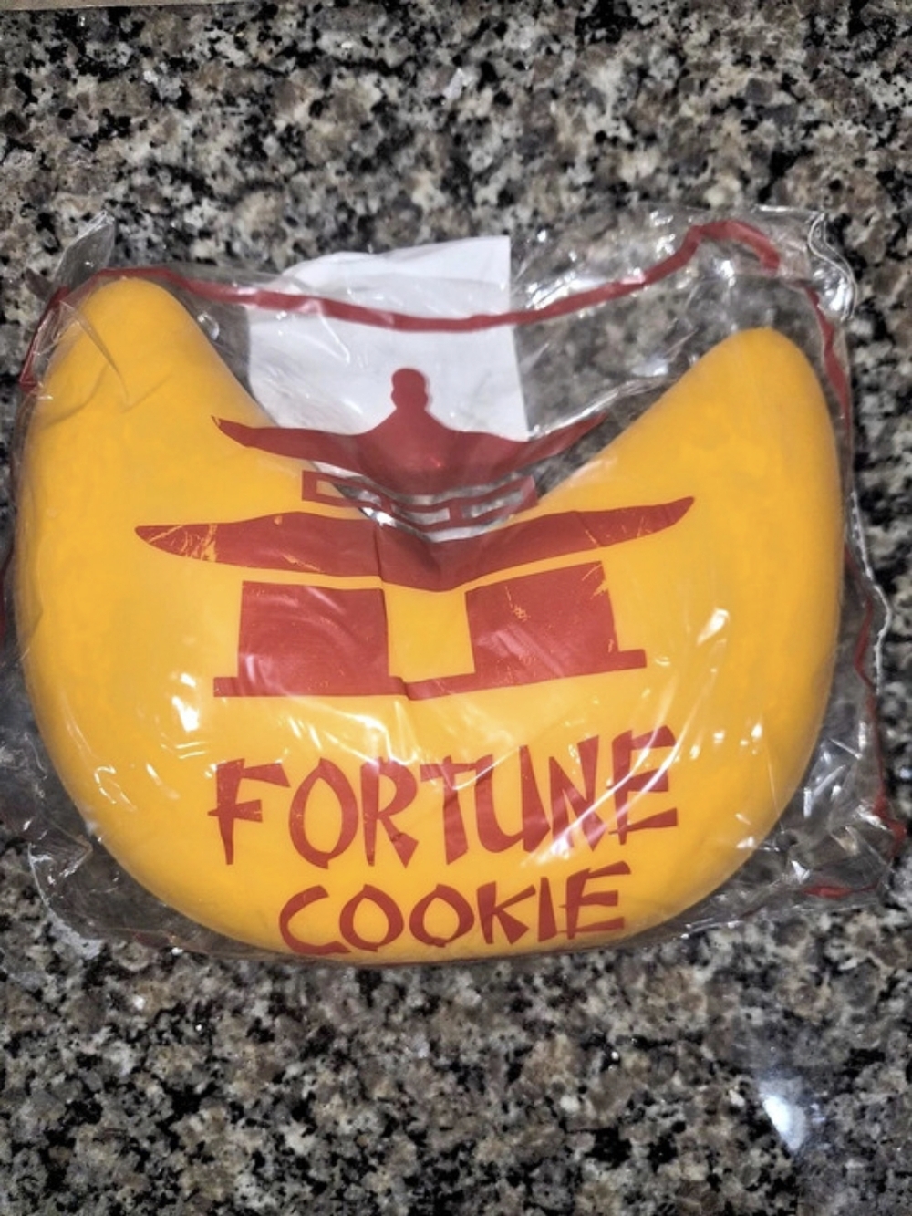 Keycraft The Big Squij Fortune Cookie Plush Yellow & Red